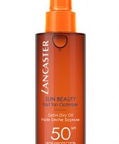 lancaster sun beauty fast tan optimizer satin dry oil spf50